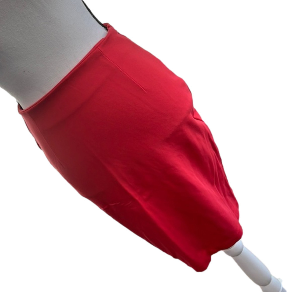 𝅺nwot, FOREVER 21, Red, Mini, Pencil, Skirt, Size M, Polyester Blend